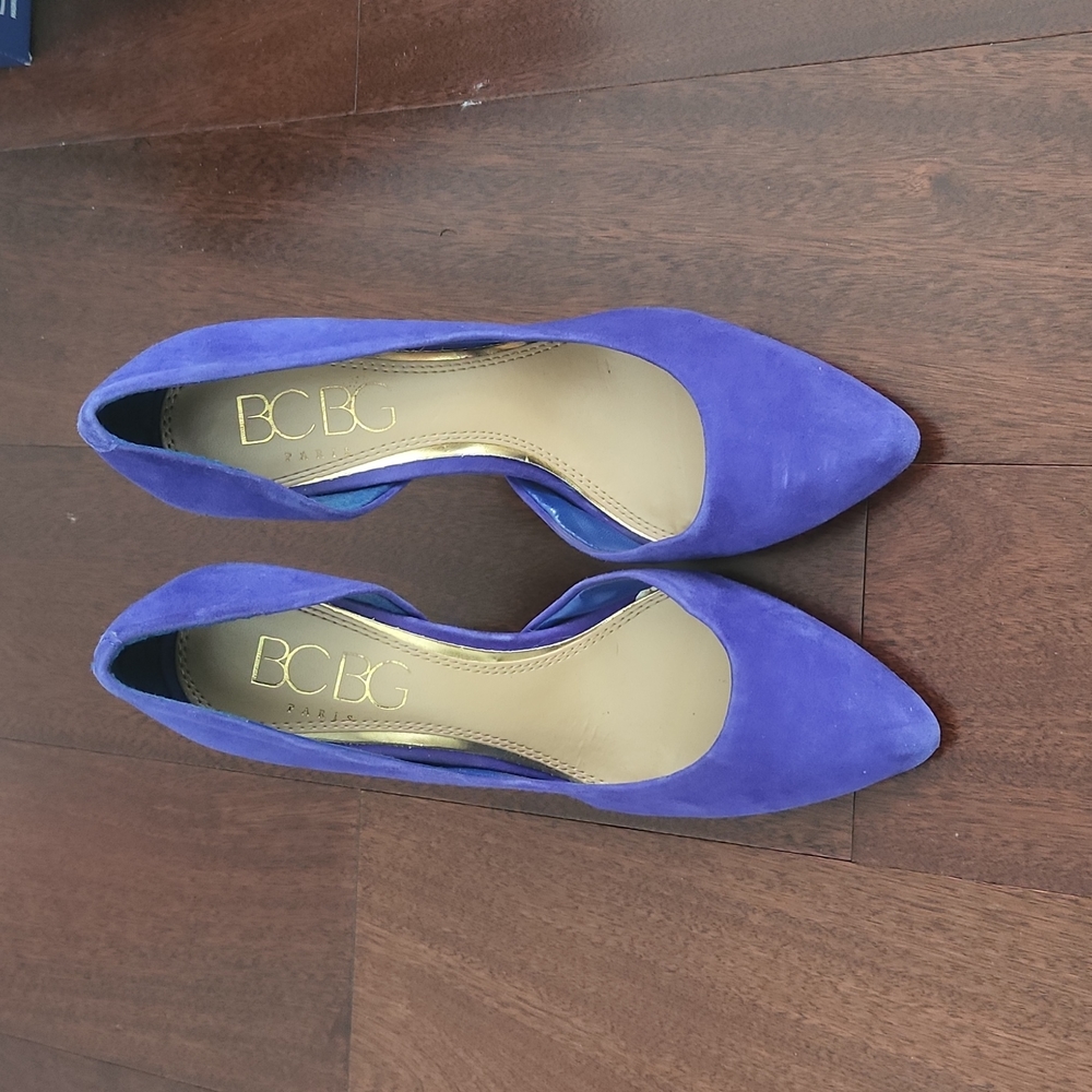 Bcbg blue heels